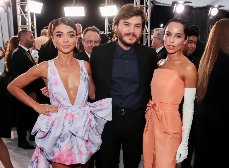 Sarah Hyland Emile Hirsch and Zoe Kravitz Inside the SAG Awards 2020