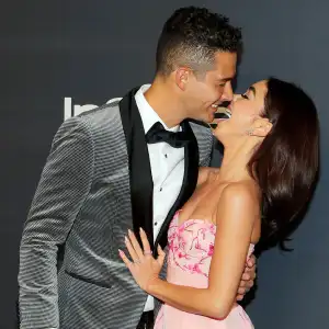 Wells Adams and Sarah Hyland Golden Globes 2020 After Parties