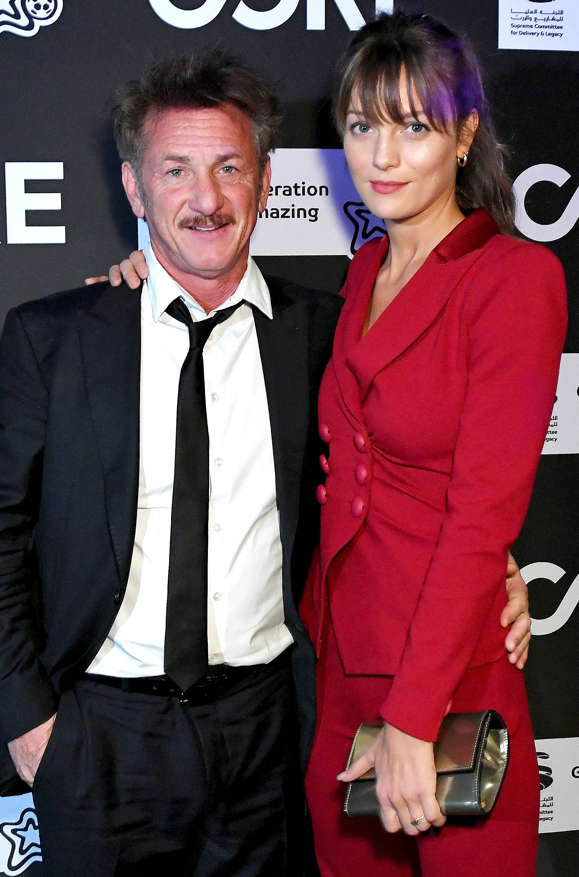 Sean Penn GF Leila George, 27, Looked in Love Benefit Gala