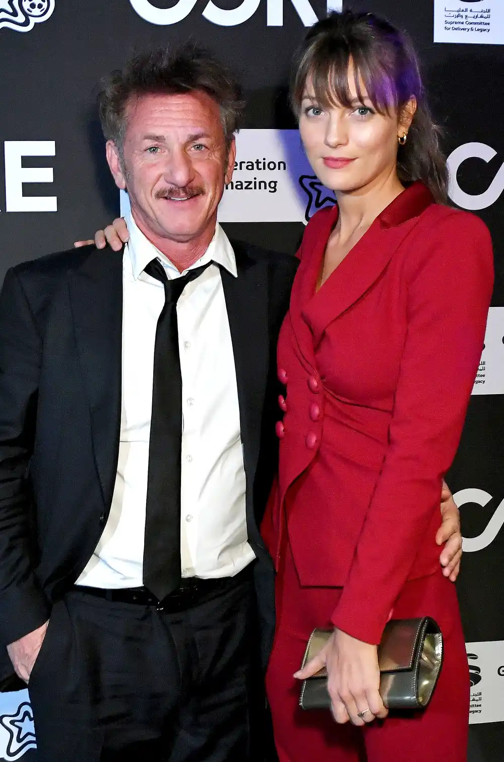 Sean Penn GF Leila George, 27, Looked in Love Benefit Gala