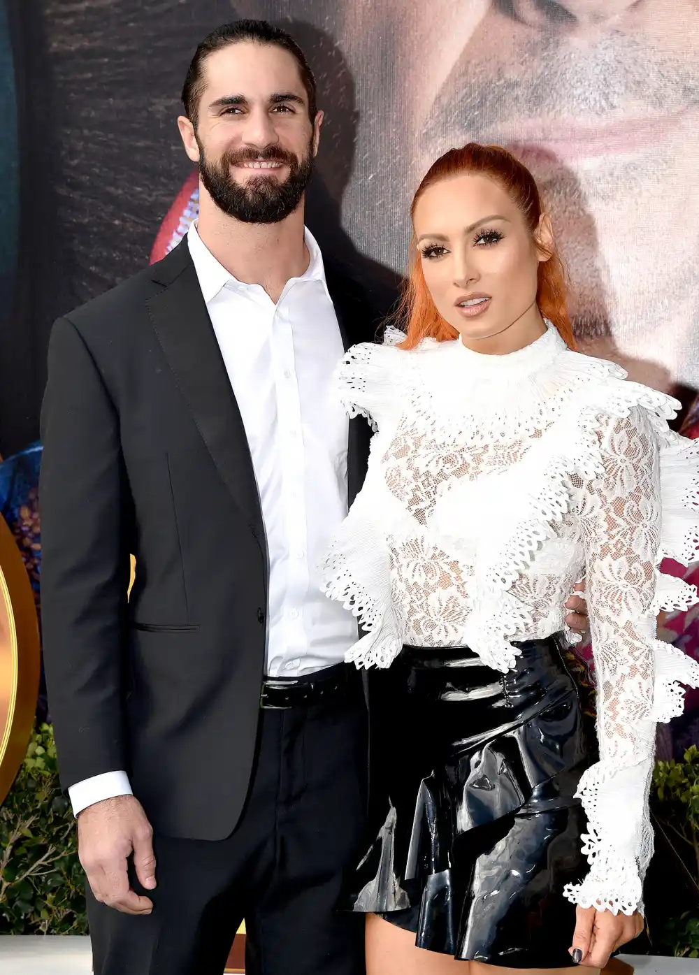 Seth Rollins and Becky Lynch