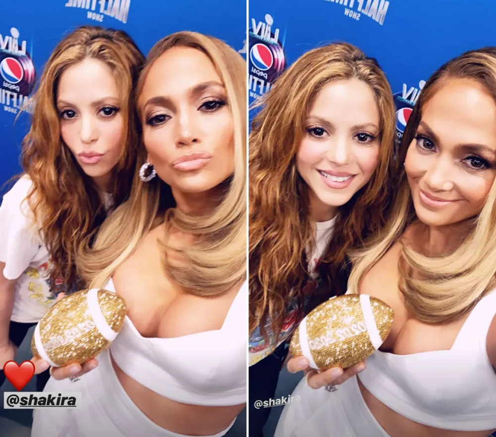Shakira-Jennifer-Lopez-glitter-football