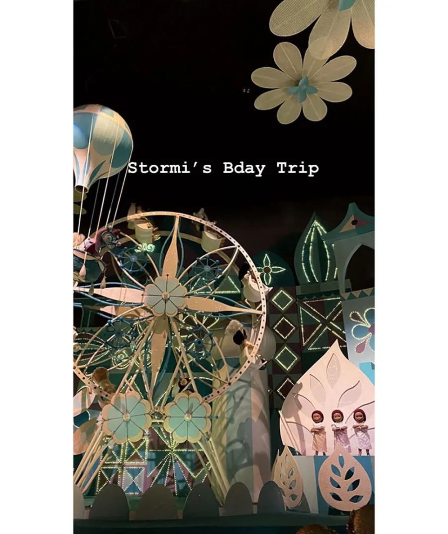 Kylie Jenner Stormi Webster Disneyland Birthday Trip