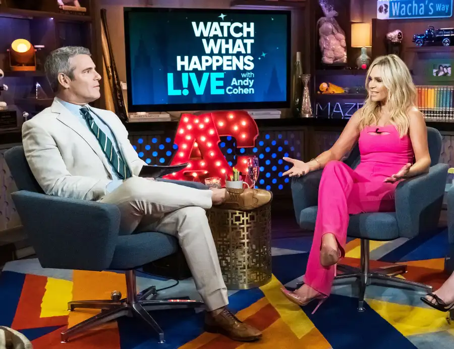 Tamra Judge Does Impromptu Interview With Andy Cohen After RHOC Exit