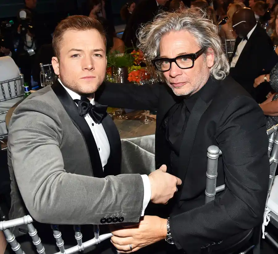 Taron Egerton and Dexter Fletcher Inside the SAG Awards 2020