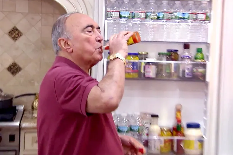 Teresa Giudice's Dad Drinks Hot Sauce Straight From the Bottle to Cure &rsquo;Sickness and Illness&rsquo;