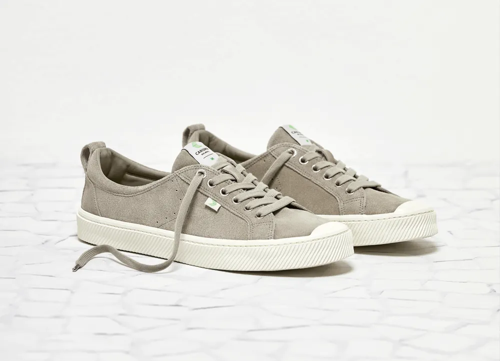 The OCA Grey Suede sneakers