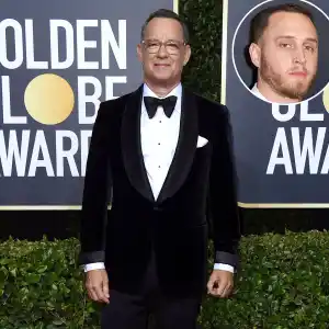 Tom Hanks’ Son Chet Hanks Confuses at Golden Globes 2020