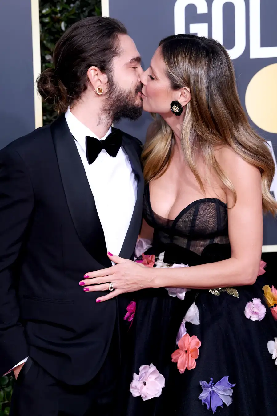 Tom-Kaulitz-and-Heidi-Klum-golden-globes-pda