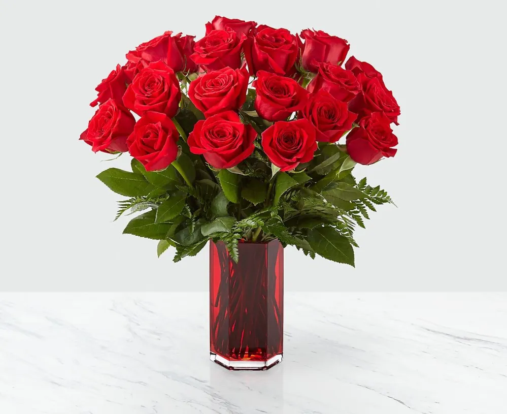 True Romantic Red Rose Bouquet