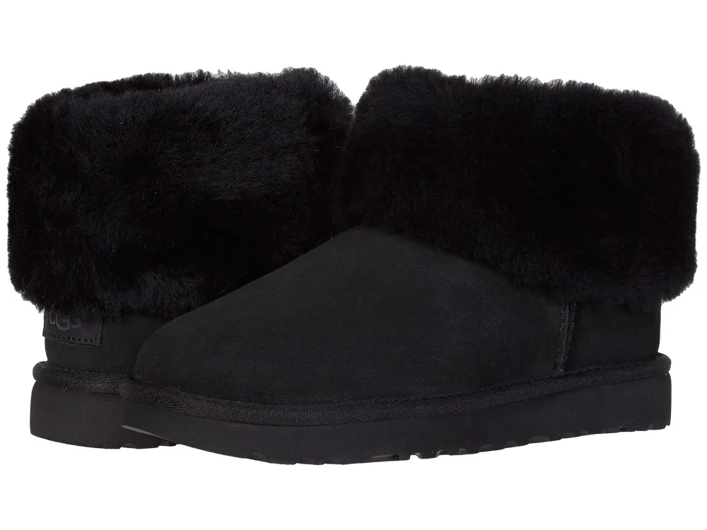 UGG Classic Mini Fluff (Black)