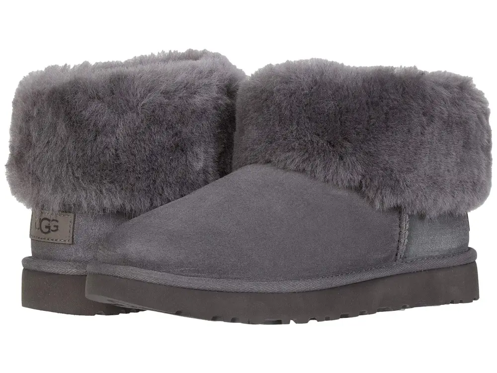 UGG Classic Mini Fluff (Charcoal)