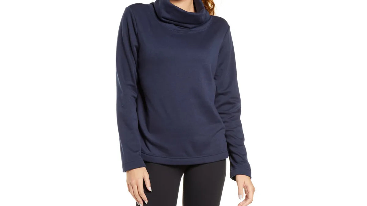 Zella Funnel Neck Pullover