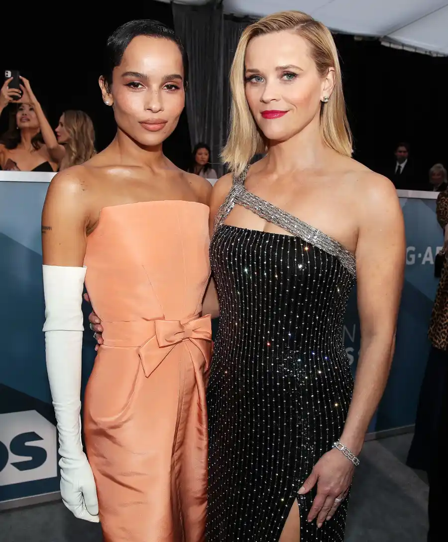 Zoe Kravitz and Reese Witherspoon Inside the SAG Awards 2020