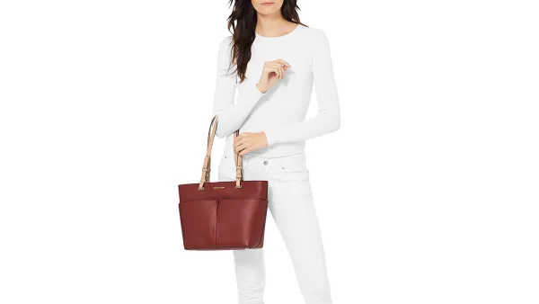 MICHAEL Michael Kors Bedford Pebble Leather Pocket Tote