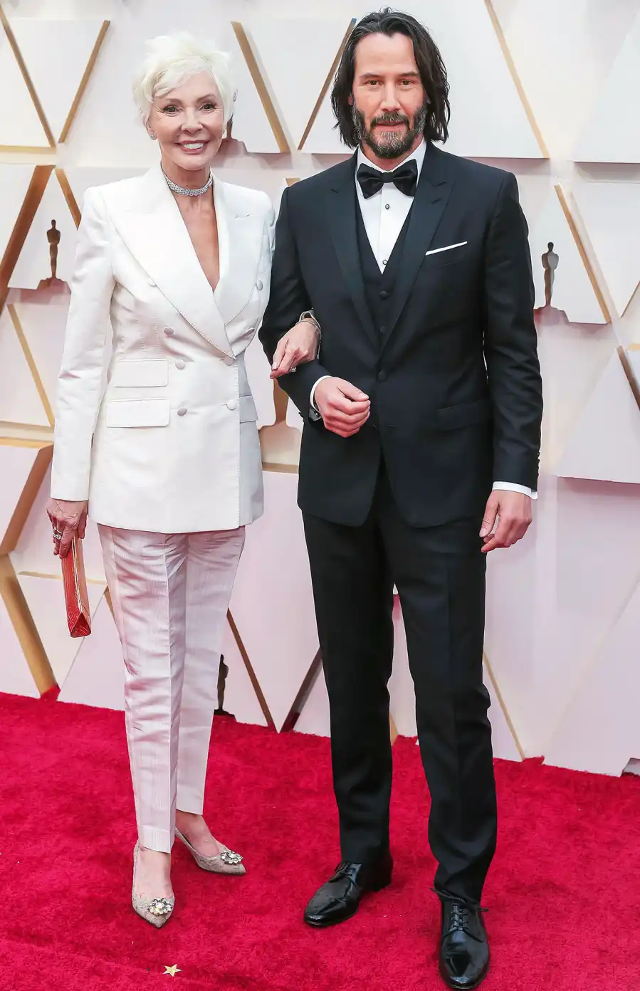 Keanu Reeves and his mother Patricia Taylor Stars Bring Family Members to 2020 Oscars