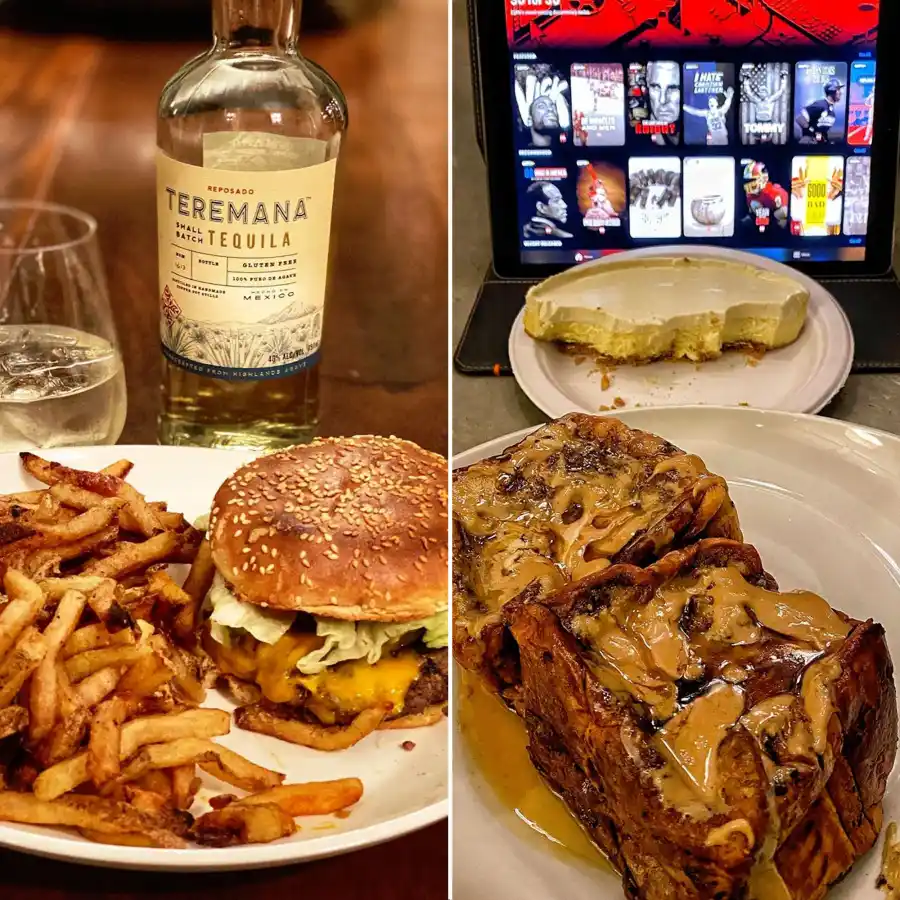 A Cheeseburger, Cheesecake and Brioche French Toast The Rock Cheat Meals