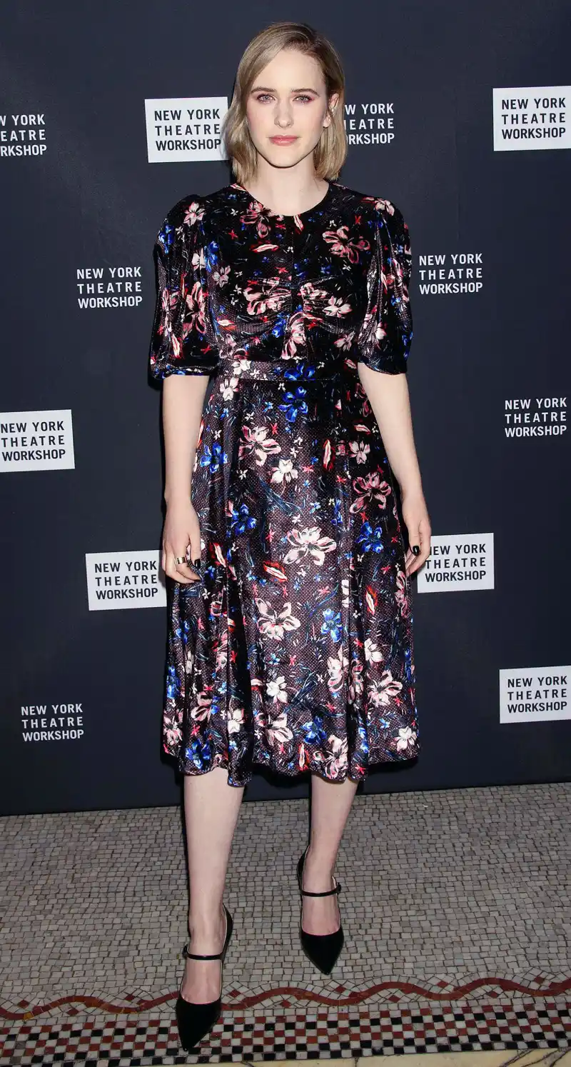 Rachel Brosnahan Floral Dress February 4, 2020