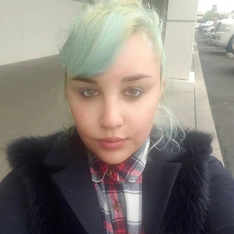 Amanda Bynes Through the Years Instagram Green Hair