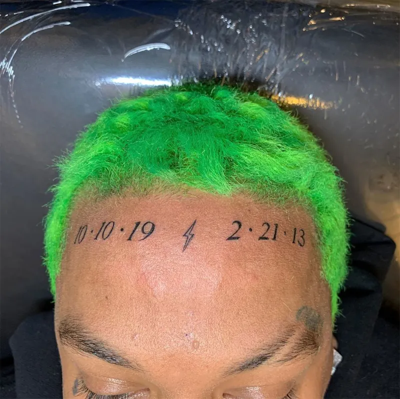Amber Rose's Boyfriend Alexander Edwards Got a Face Tattoo