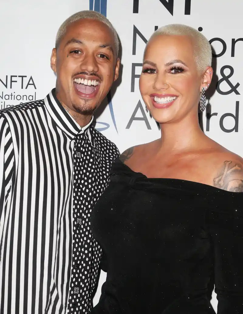 Amber Rose's Boyfriend Alexander Edwards Got a Face Tattoo