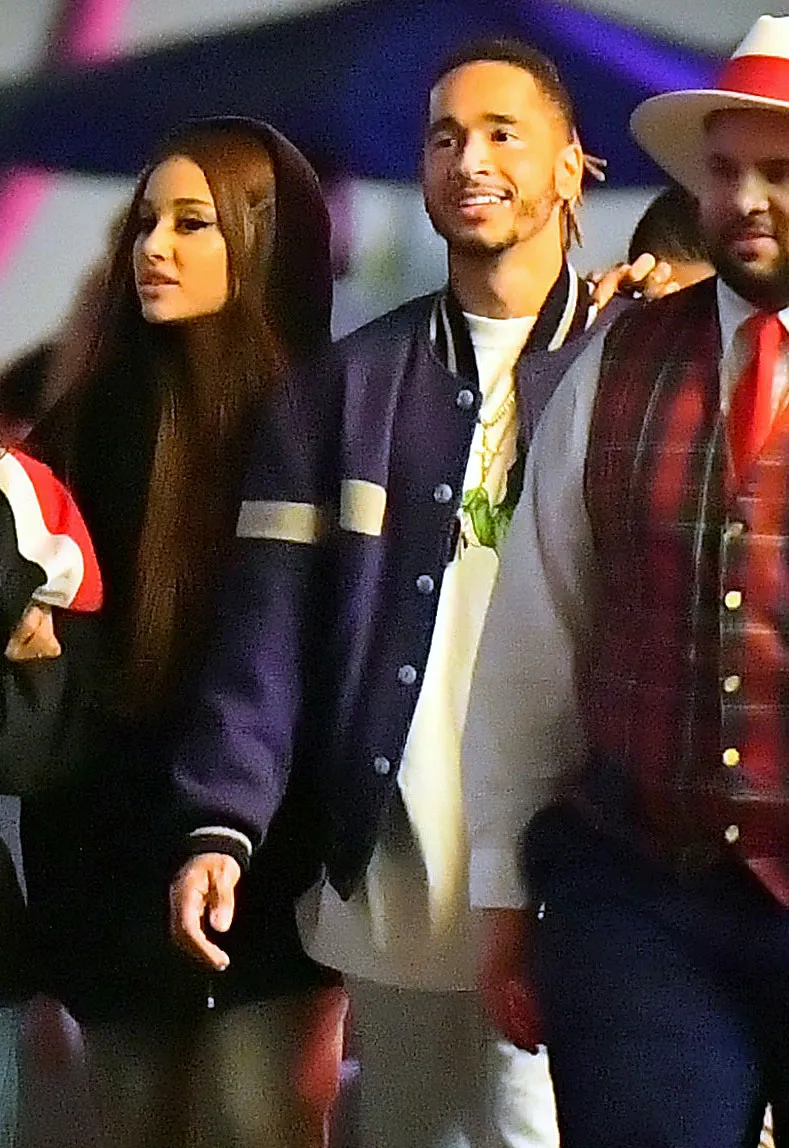 Ariana Grande Mikey Foster Walk Arm in Arm Disneyland Date