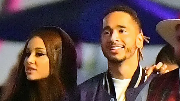 Ariana Grande Mikey Foster Walk Arm in Arm Disneyland Date