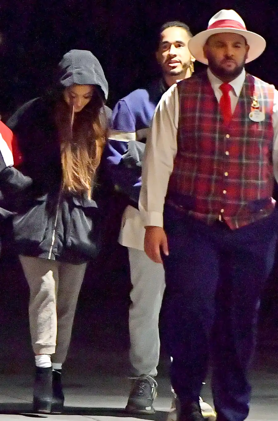 Ariana Grande Mikey Foster Walk Arm in Arm Disneyland Date