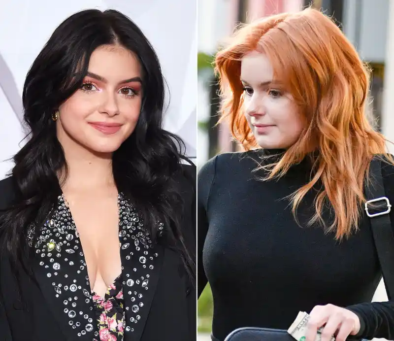Ariel Winter Hair Change Black to Red