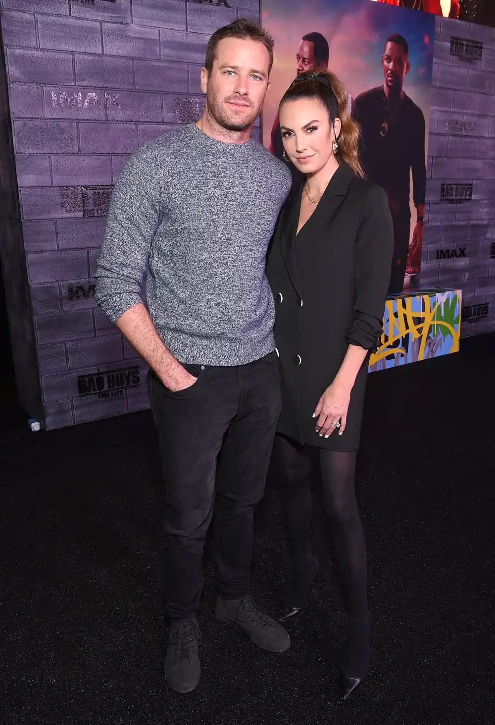 Armie Hammer and Elizabeth Chambers Bad Boys for Life