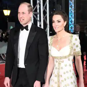BAFTA Awards 2020 Duchess Kate and Prince William Arriving