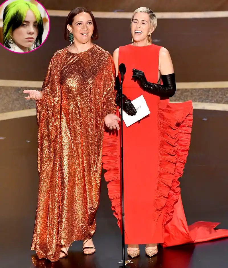 Billie Eilish Oscars 2020 Maya Rudolph and Kristen Wiig 2