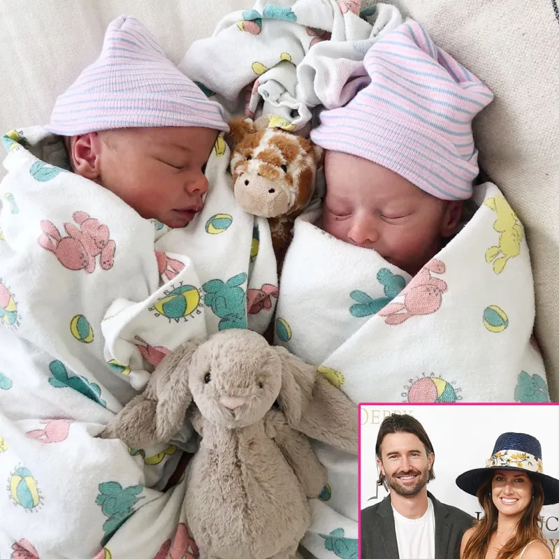 Brandon Jenner and Cayley Stokers Twins