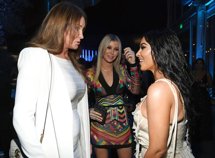 Caitlyn Jenner Sophia Hutchins and Kim Kardashian West Afterparties Oscars 2020