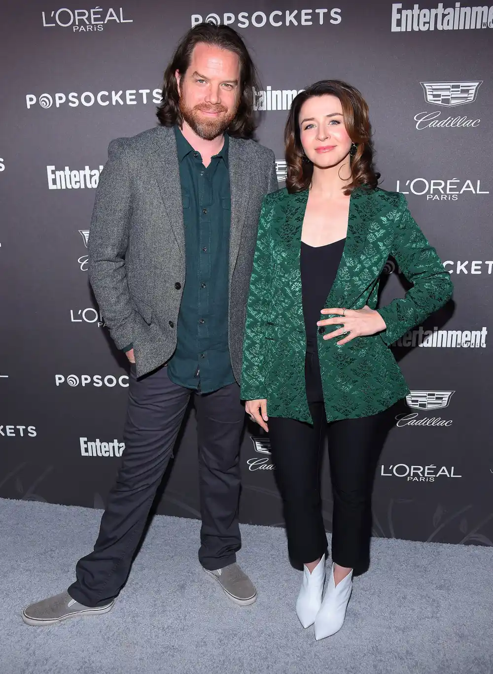 Caterina Scorsone and Rob Giles Pre-SAG Party