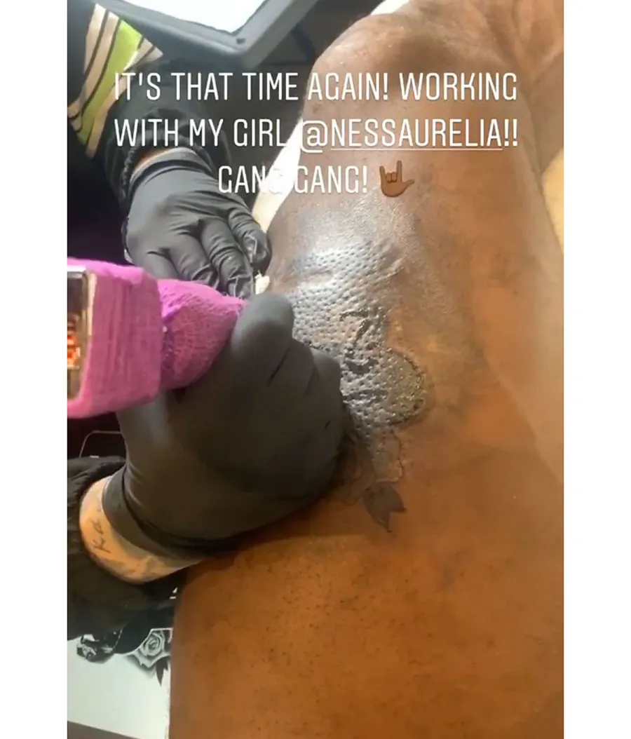 Celeb Tribute Tattoos For Kobe Bryant - LeBron James