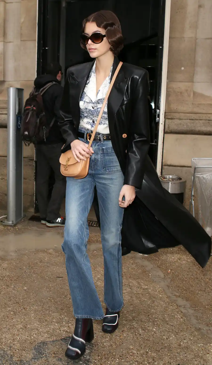 Celebs At Paris Fashion Week - Kaia Gerber