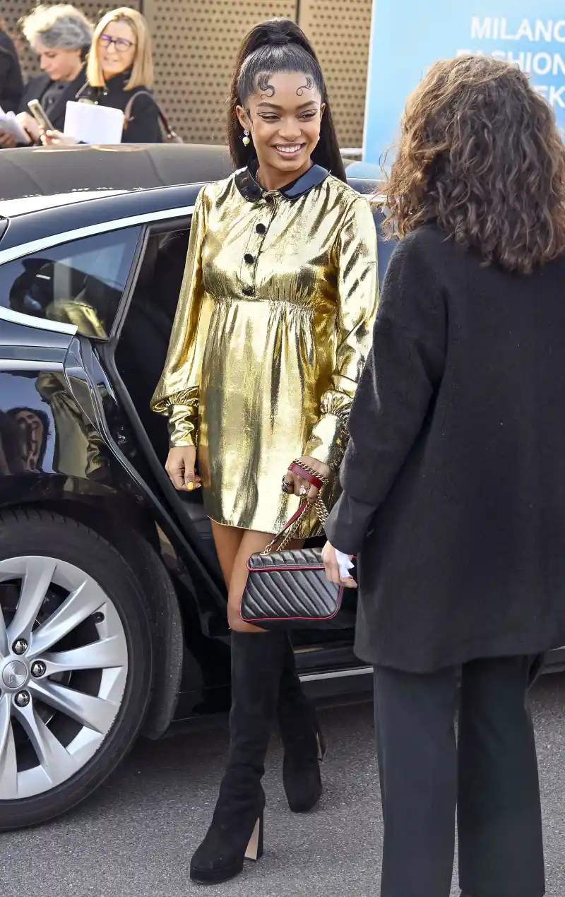 Celebs at Milan Fashion Week - Yara Shahidi
