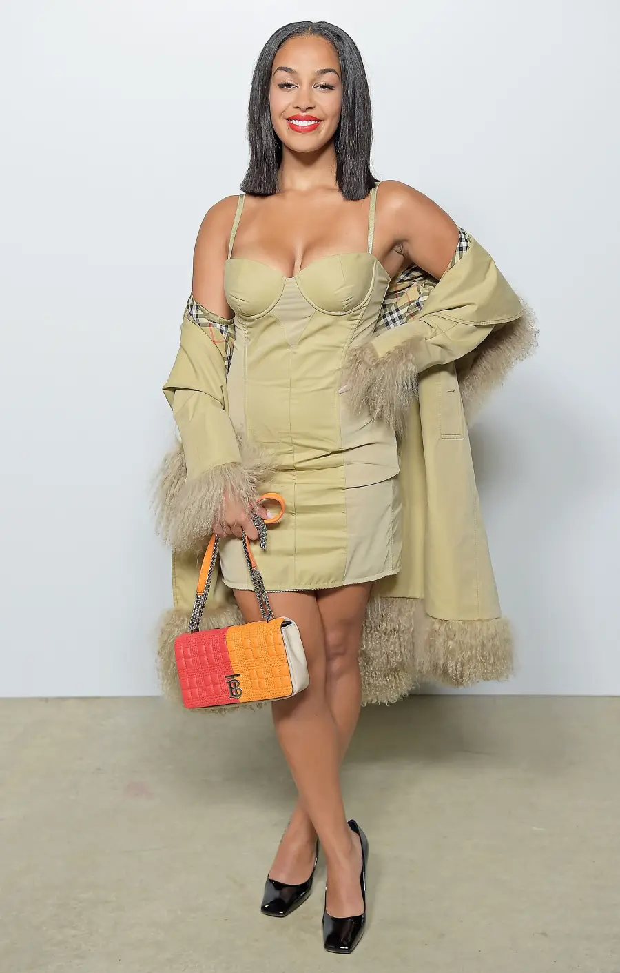 Celebs Wearing Burberry - Jorga Smith