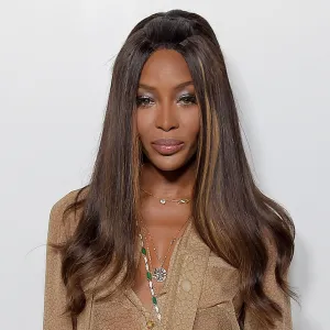 Celebs Wearing Burberry - Naomi Campbell