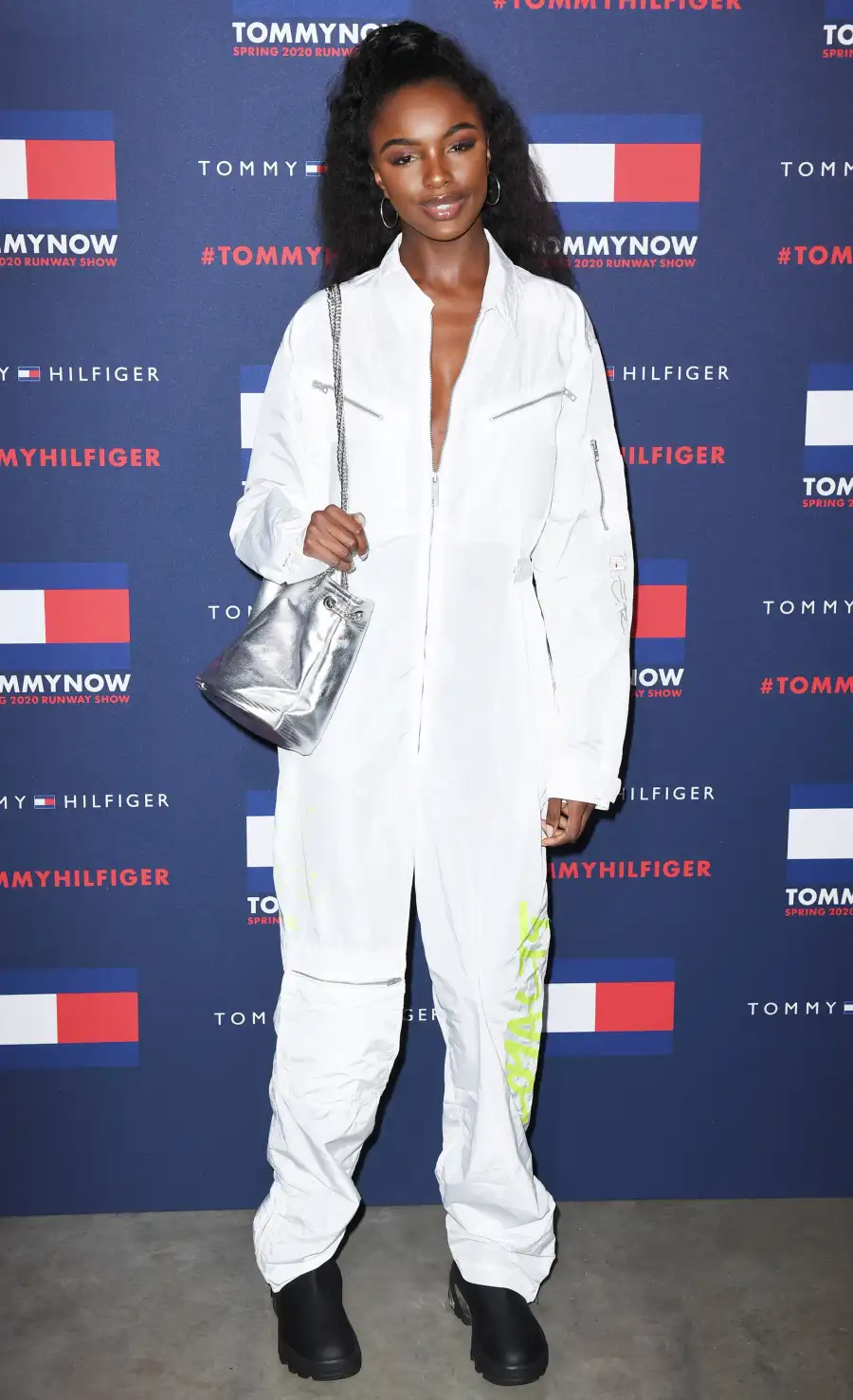 Celebs at London Fashion Week - Leomie Anderson