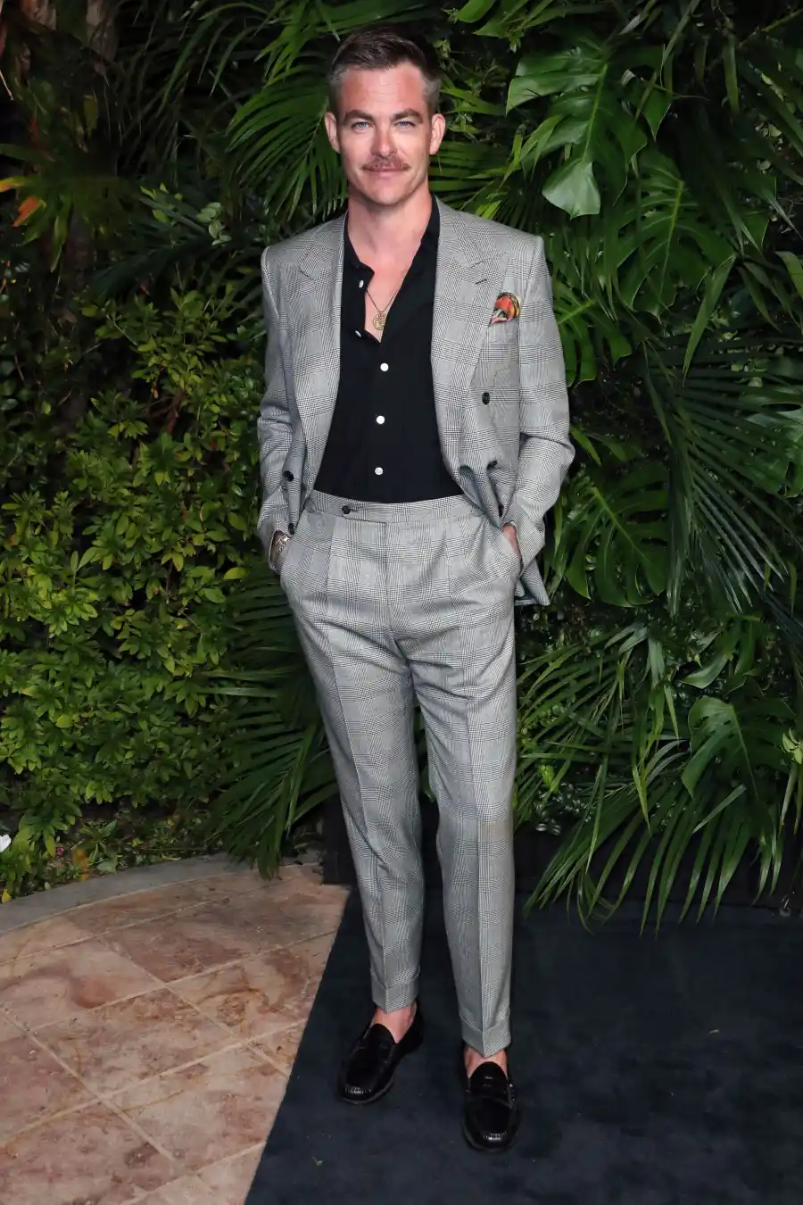 Chris Pine Charles Finch and Chanel Pre-Oscars Dinner