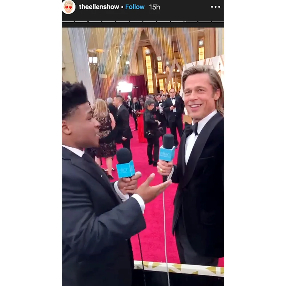 Cheer Jerry Freaks Out After Red Carpet Interview With Brad Pitt