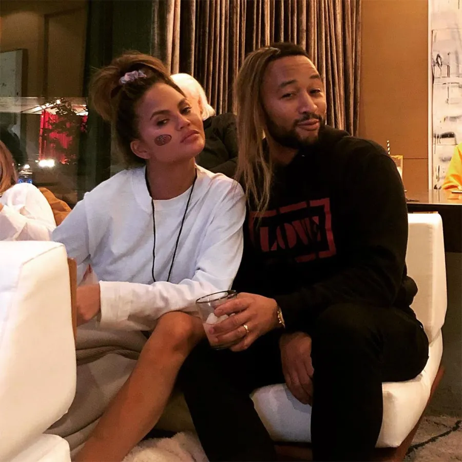 Chrissy Teigen and John Legend Couple Twinning
