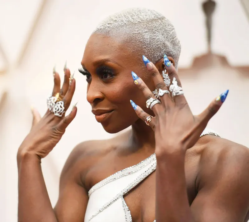 Cynthia Erivo's "Starry Night" Manicure