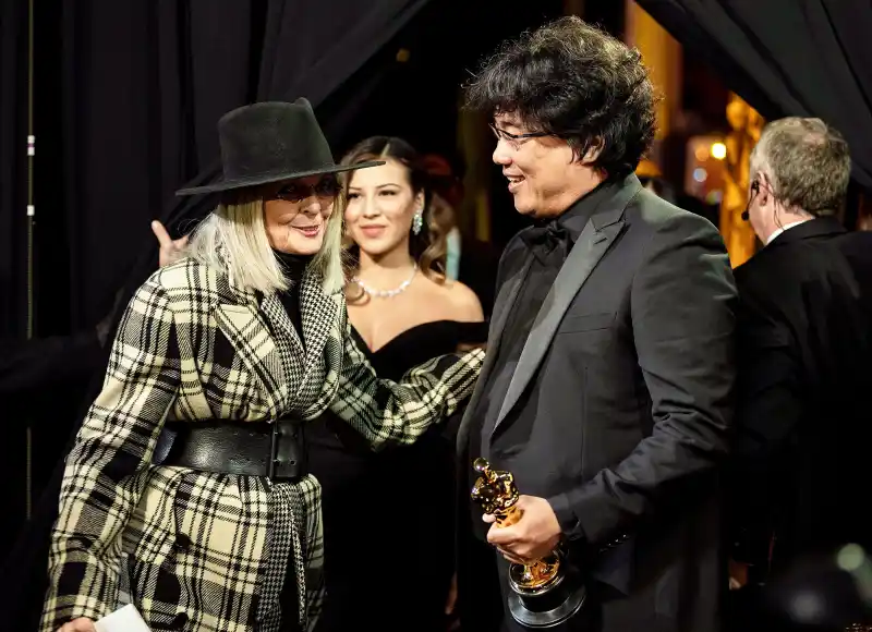 Diane Keaton and Bong Joon Ho Unseen Moments at Oscars 2020
