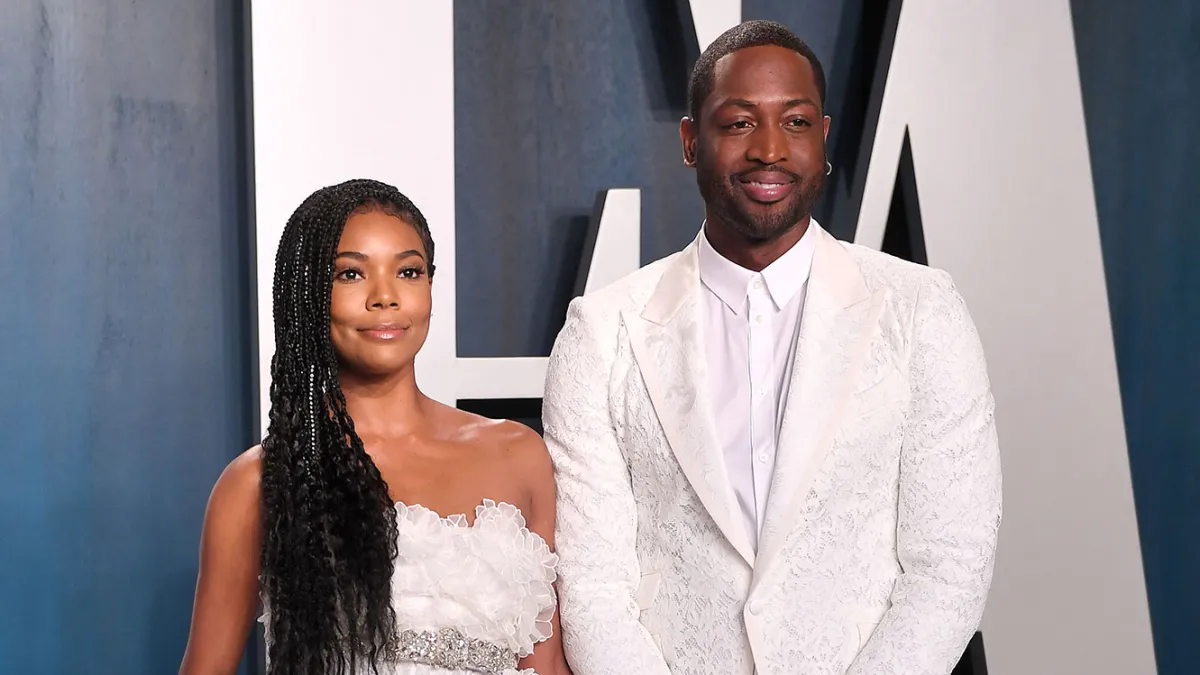 Dwyane Wade, Gabrielle Union Honor His Jersey Retirement