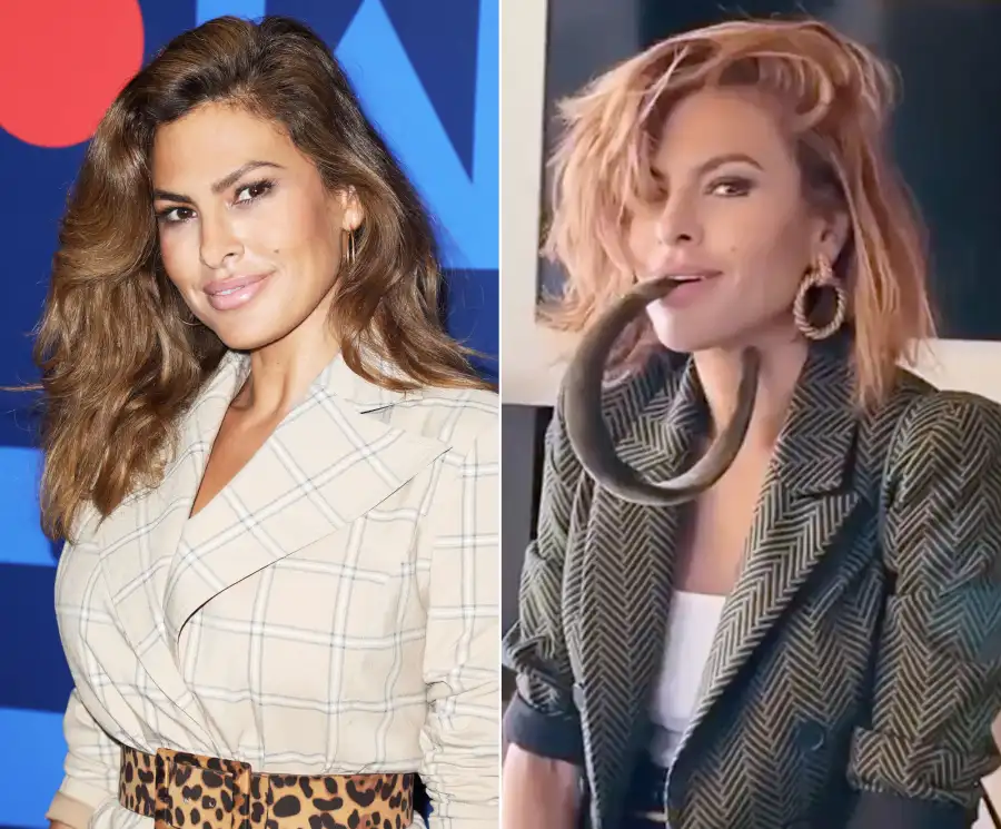 Eva Mendes New Short Hair