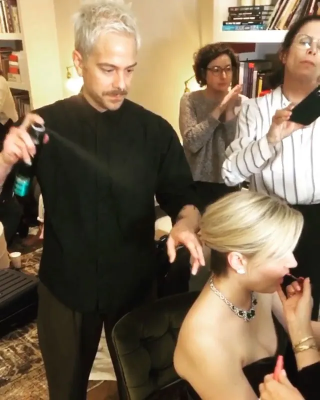 Greta Gerwig Getting Ready for Oscars 2020