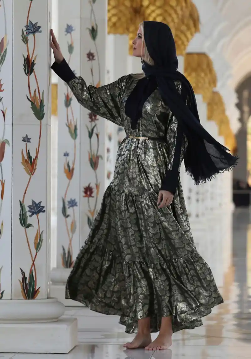 Ivanka Trump Silk Dress February 15, 2020